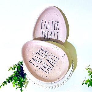 Rae Dunn Speckled Easter egg Plates